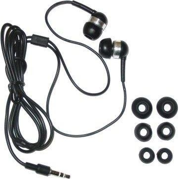 JTC Electronics ZS2E In-Ear fülhallgató fekete, 3 db fülbetéttel